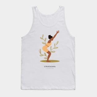 Chair Pose - Yoga Tank Top